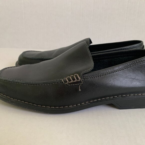 Rockport Black Slip on Leather Loafers size 11 W Casual Comfort Walking Shoes main image 9